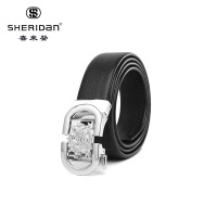 SHERIDAN喜来登男士休闲时尚真皮皮带自动扣NL180353S