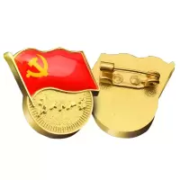 企购优品 新党员别针扣胸章 厚度2mm 20个起订