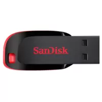 闪迪(SanDisk) 酷刃(CZ50) 64GB U盘 黑红 U盘