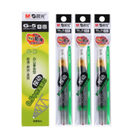 晨光(M&G)文具黑色0.5mm中性笔替芯签字笔水笔笔芯 20支/盒 G-5黑