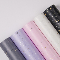 包装纸防水包书皮自粘礼盒diy礼物包装纸材料 韵黑云丝纸 60*60cm 2张装