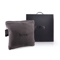 BOSS HUGO BOSS 多功能家居靠垫毯(灰) HBMT-008