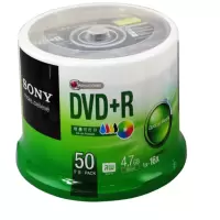 索尼(SONY) DVD+R 光盘/刻录盘 16速 4.7G 50片/盒