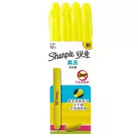 Sharpie 锐意 荧光笔果冻黄12支纸盒装