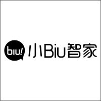 小biu智家 组合标 精品黑色面 背白色发光字 百和仕