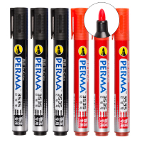 真彩 TRUECOLOR 3535 物流专用记号笔 红色 圆笔头 20支装