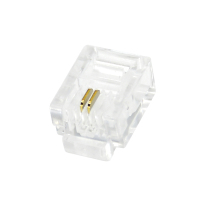 酷比客(L-CUBIC) LCLNC3PLUG 2芯电话水晶头 6P2C 100只盒