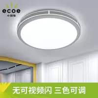 小器鬼 LED灯饰吸顶灯灵韵-21W-白色 开关调三色