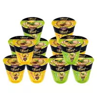 统一汤达人 日式豚骨拉面83g*6桶+酸酸辣辣豚骨面90g*6 桶方便面泡面整箱装