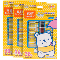 真彩 TRUECOLOR 2966A-36 挂装酷吖油画棒 36色/盒