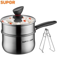 苏泊尔小红圈不锈钢汤蒸多用锅.精致系列