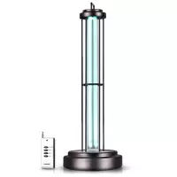雪莱特 60W紫外线消毒灯 家用杀菌除螨台灯 移动式幼儿园宠物室内除异味除螨灯灭菌灯 紫外线臭氧双重消毒 黑旋风