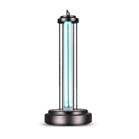 雪莱特 38W紫外线消毒灯 家用杀菌除螨台灯 移动式幼儿园宠物室内除异味除螨灯灭菌灯 紫外线臭氧双重消毒 黑旋风