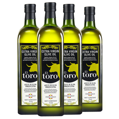 滔利ELTORO特级初榨橄榄油食用油西班牙原瓶进口1L*4瓶