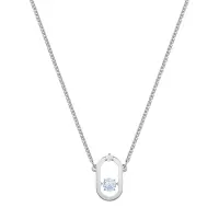 施华洛世奇(SWAROVSKI)椭圆形跳动的心水晶项链 人造水晶 送恋人 5479118