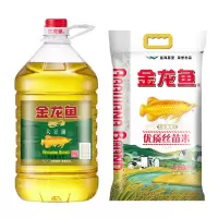 （组合装）金龙鱼大豆油5L+丝苗米5KG