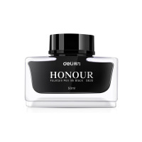 得力(deli)50ml黑色非碳素型钢笔墨水