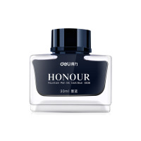 得力(deli)30ml非碳素墨蓝钢笔墨水