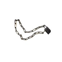 恩鸽 圆链链条锁7*80cm 自行车锁玻璃门锁多规格摩托车锁