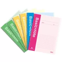 得力 7693 B5 60页 线圈记事本 螺旋本线圈本子笔记本 办公用品