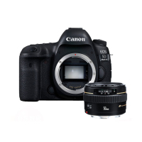 佳能(CANON) 5d4 5D Mark IV专业全画幅单反相机套机 EF 50mm f/1.4 USM套装
