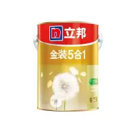 邦漆 内墙乳胶漆油漆涂料墙面漆白漆 五合一 5L