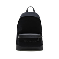 Balenciaga/巴黎世家 男士黑色织物双肩背包