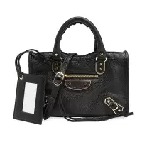 Balenciaga/巴黎世家女士羊皮流苏装饰手拎单肩斜跨包505982