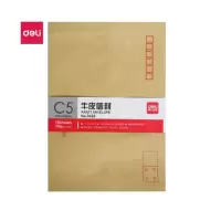 得力(deli) H7号牛皮纸信封 标准信封229*162mm 3426 10张