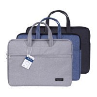 齐心 A8166 灰色 手提公文包
