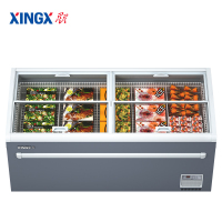 星星(XINGX) 666升 卧式冷柜 冰柜 超大容量 电子温控 商用大冷柜 冷冻柜 组合柜 SD/SC-790BYQ
