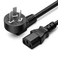 三孔2米 纯铜 电源线 插头