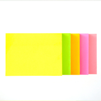 齐心 D7003 荧光纸易事贴 3"*4" 100张 配