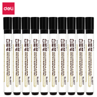 得力思达 6817白板笔易擦优逸白板笔 10支/盒 10盒装