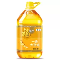 福临门油非转一级大豆油5L*4 一箱4瓶