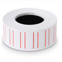 得力(deli)标价纸 标价机打价器价格标签打码机3210标价纸单排(白)(10卷/筒)