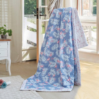 天琴TQ-B054可水洗棉花安神被 800克纯棉礼盒手提袋 150*200cm 花色