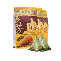 五芳斋嘉兴特产蛋黄鲜肉猪肉粽280g*3袋6只新鲜散装组合速食