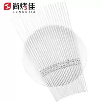 尚烤佳烧烤签子不锈钢烧烤签烧烤铁签子羊肉串签子304烤肉签子烧烤用具60支装