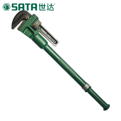 世达(SATA)24英寸伸缩式加力管子钳 管子扳手管钳子水管钳 70837 1把