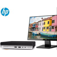 惠普ProDesk400G5DM套机NewCorei3-9100T+19.5英寸显示器