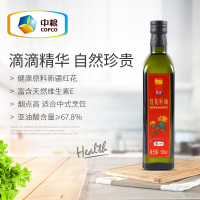 中粮 悦润新疆红花籽油食用油家用一级压榨500ml*2瓶/盒 6盒/箱