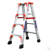 AT 加厚铝合金梯子人字梯家用折叠2米工程步梯爬梯室内登高便携楼梯重量约10.3斤
