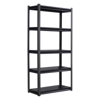 洛克菲勒 LUO KE FEI LE 仓储置物架 加厚钢制 轻型货架5层 1600×800×350