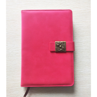 普天飞燕(PTFY) A5复古铜扣皮套本红色 单个装