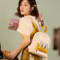 不莱玫迪士尼合作款书包女韩版高中百搭ins双肩包时尚可爱小背包