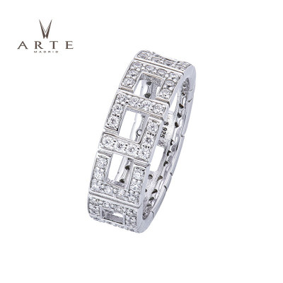 ARTE艾尔蒂 CLARA LEE合作款 克拉拉明星戒指 925银 晶钻指环 轻奢时尚