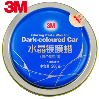 3M 水晶镀膜蜡PN39588深色车专用含打蜡海绵深色车漆汽车打蜡保护蜡抛光保养上光蜡镀膜水晶棕蜡新车蜡