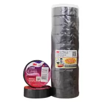 企购优品 3M 电气绝缘胶带 18MM*10M(10卷装)黑红黄颜色随机发