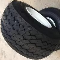 电动观光车巡逻车轮胎轮胎高尔夫球车真空轮胎 黑色